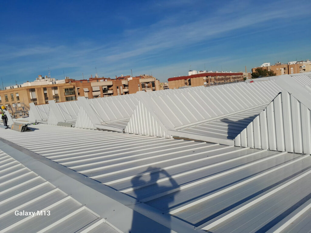 Cubiertas de panel sandwich