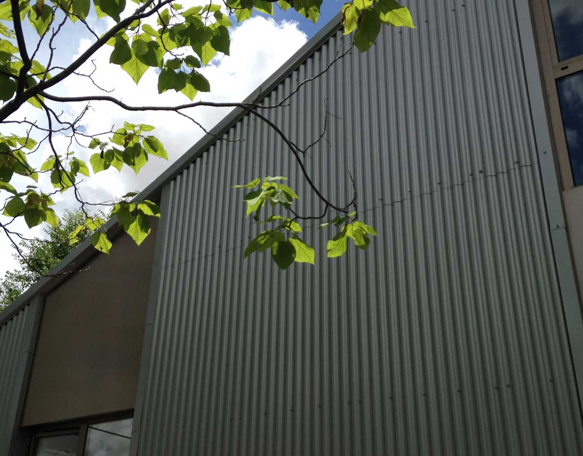 Fachadas con chapa metálica